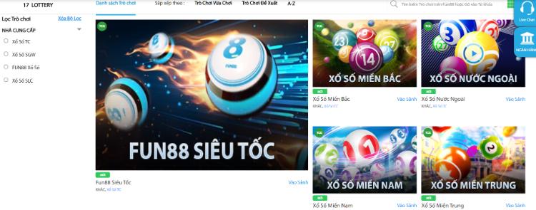 xổ số Fun88